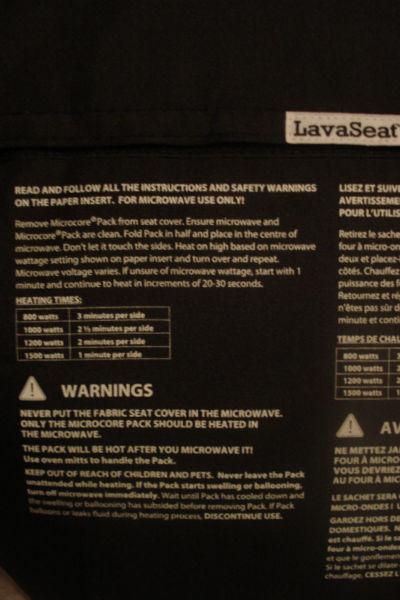 Artic Zone Lava Seat