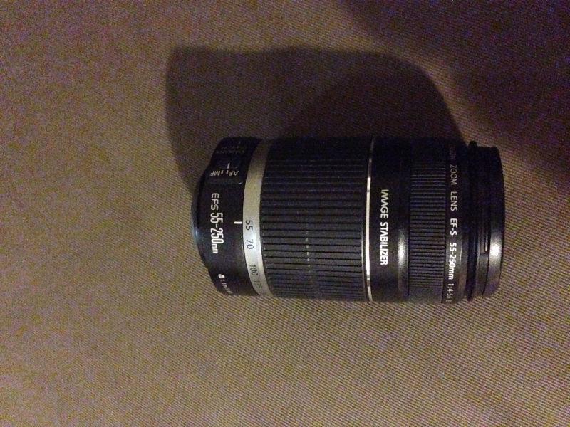 Canon ef-s 55-250mm lens