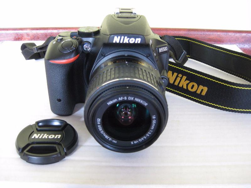 Nikon D5500 24.2MP With 18-55mm Lens & Flip-Out touch screen