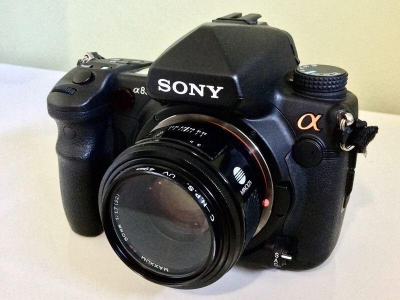 Sony a850 Full Frame DSLR with 50mm lens