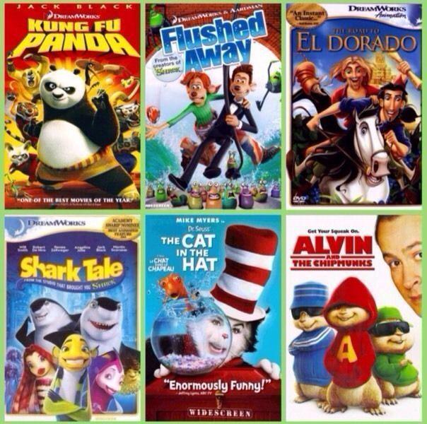 12 Sealed Kid DVD's. $5 Each Firm