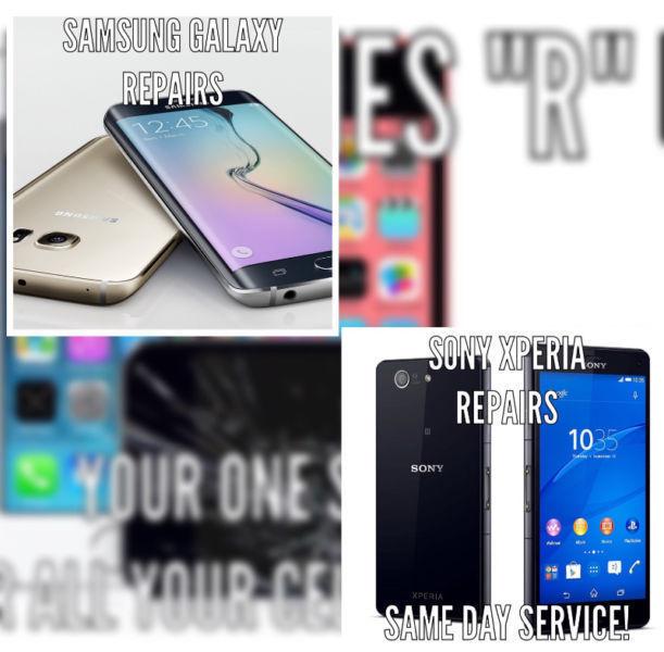 Glass screen repair Sony, Samsung, HTC, LG, BLACKBERRY