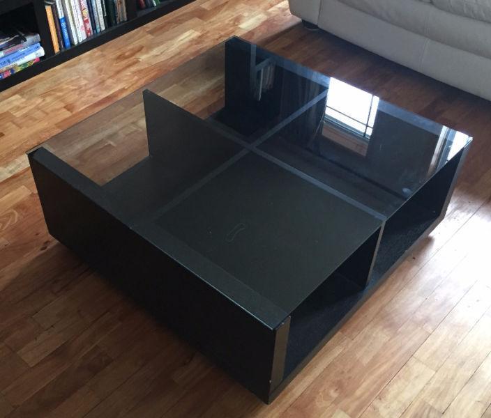 Dark Glass Coffee Table from EQ3