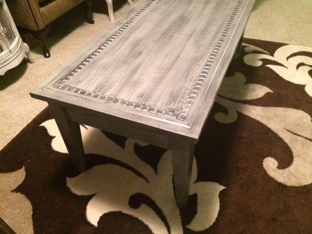 Grey coffee table
