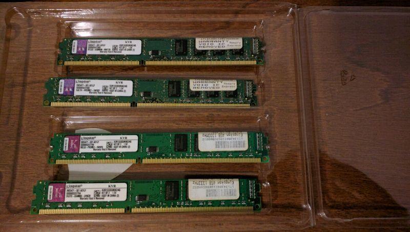 Kingston DDR3 Value RAM 8GB (4x2GB)