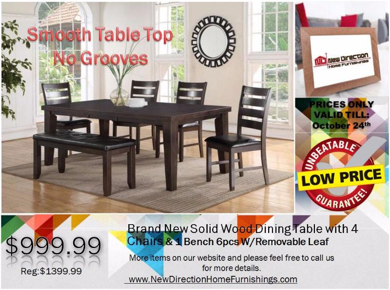 ◆Brand New 7pcs Metal Frame Dining Set W/Glass Top@NEW DIRECTION