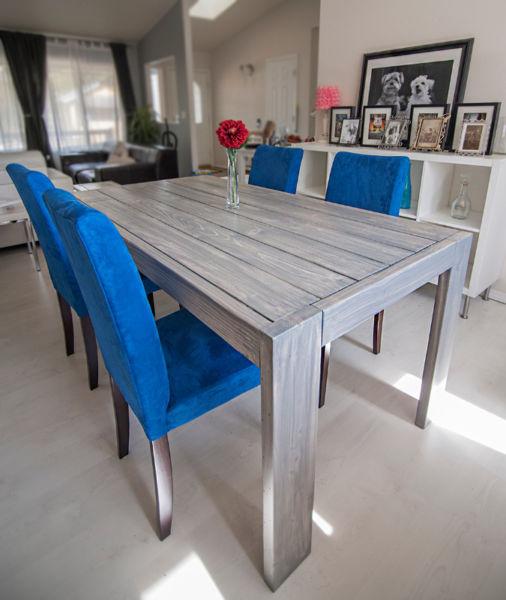 Hand Crafted Modern Farmhouse Table - Solid Wood