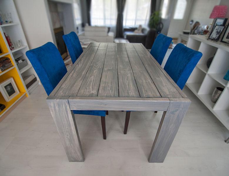 Hand Crafted Modern Farmhouse Table - Solid Wood