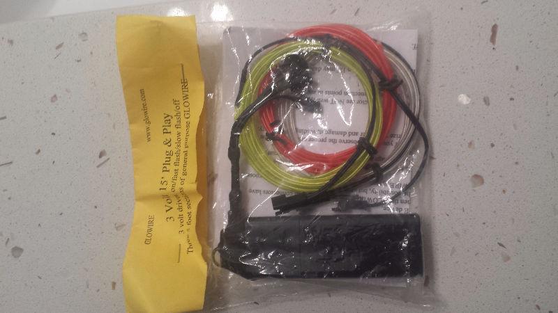 Glowire: 3volt 15' plug and play kit