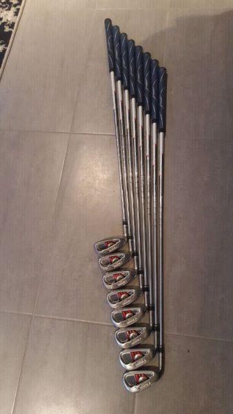 taylormade burner xd irons mens left hand $200obo