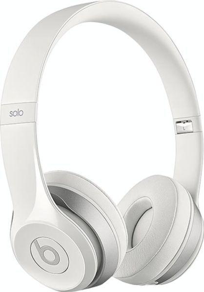 NEW White Beats by Dr. Dre Solo 2 On-Ear Headphones