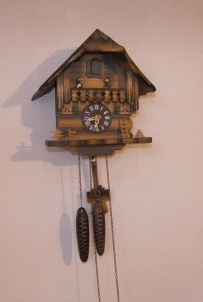 Black Forest Germany Cuckoo Clock Animated