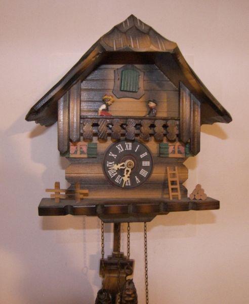 Black Forest Germany Cuckoo Clock Animated