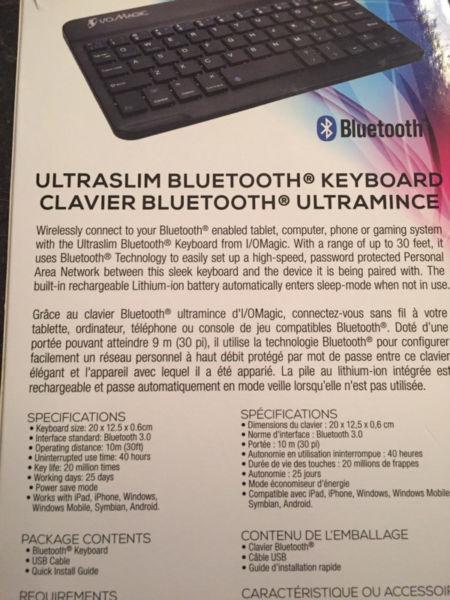 iPad mini / tablet / phone Bluetooth keyboard