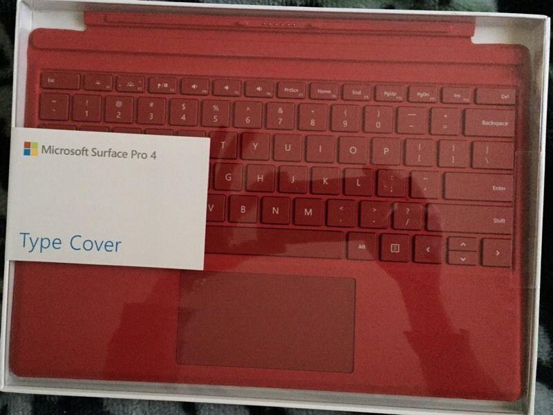 Microsoft surface pro 4 Type Cover