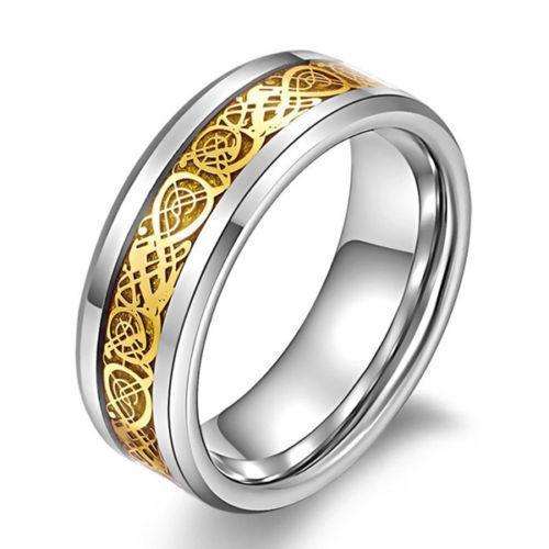 Two Tone Stainless Steel Ring