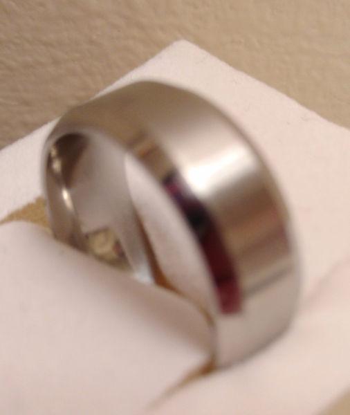 Unisex Titanium Ring