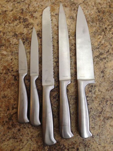 The Ex 5-Piece Knife Set (Black)