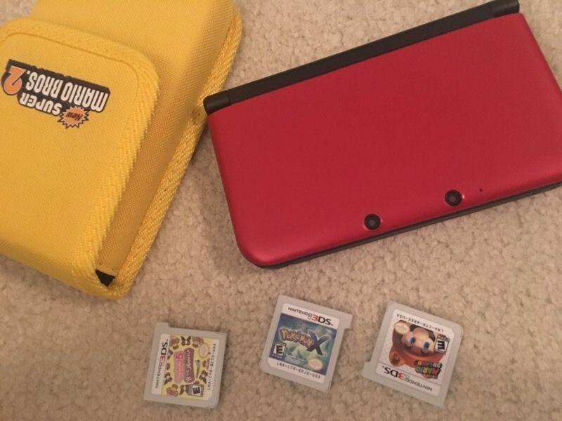 3ds xl red for sale