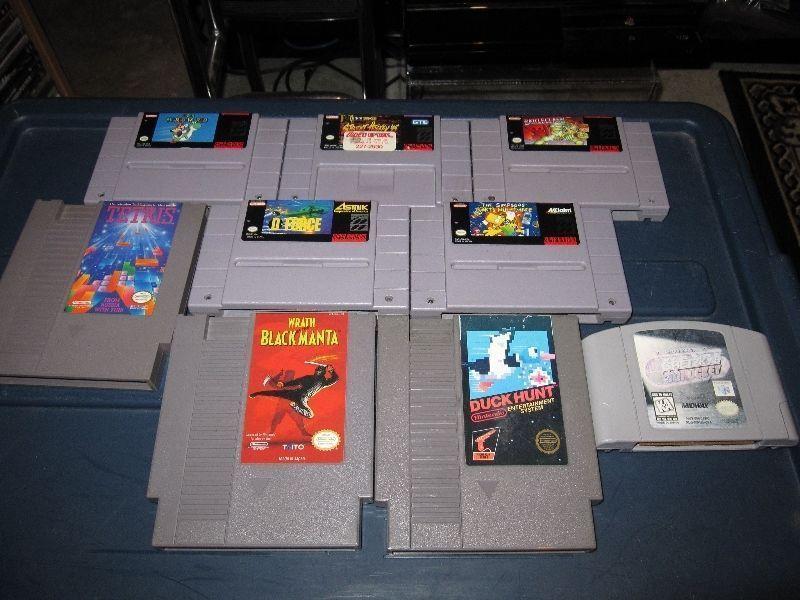 Super Nintendo/Nintendo and N64 games
