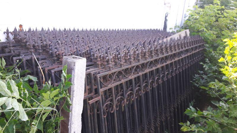 Very Stylish Solid Iron fencing $180.oo.per section