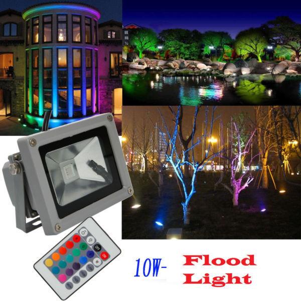 Waterproof Spot Light RGB Color Changing 10W + Remote Brand New