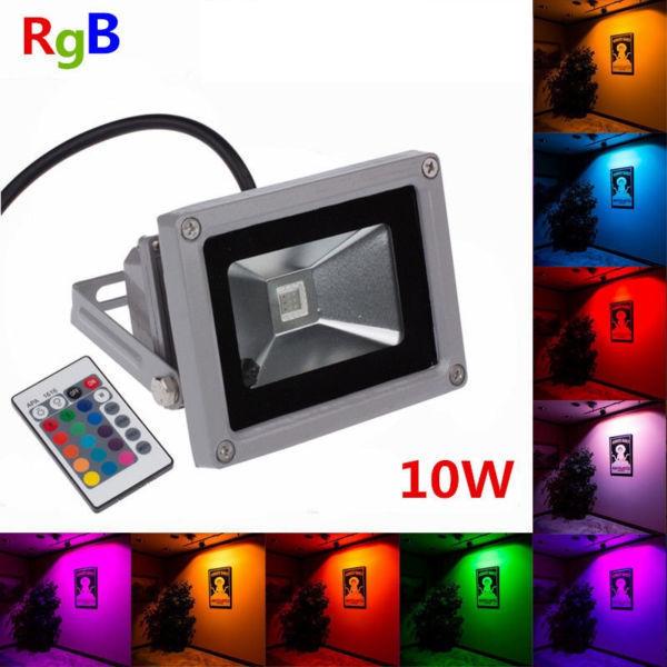 Waterproof Spot Light RGB Color Changing 10W + Remote Brand New