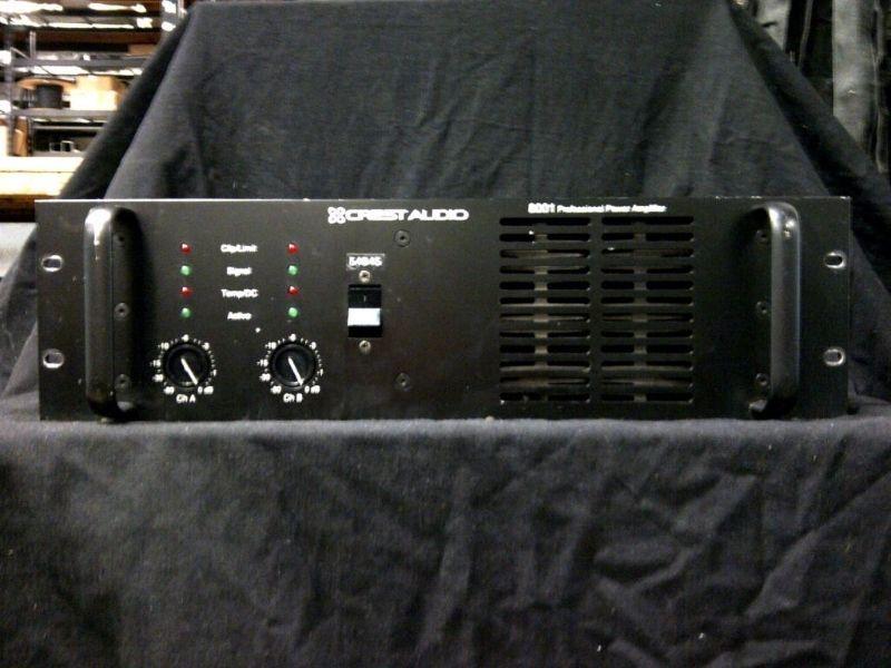 Crest 8001 amplifier