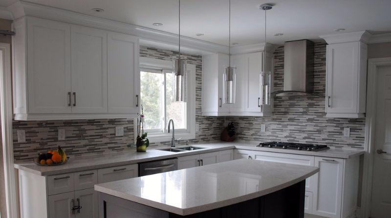 Kitchen cabinet & Tile Back splash Installation