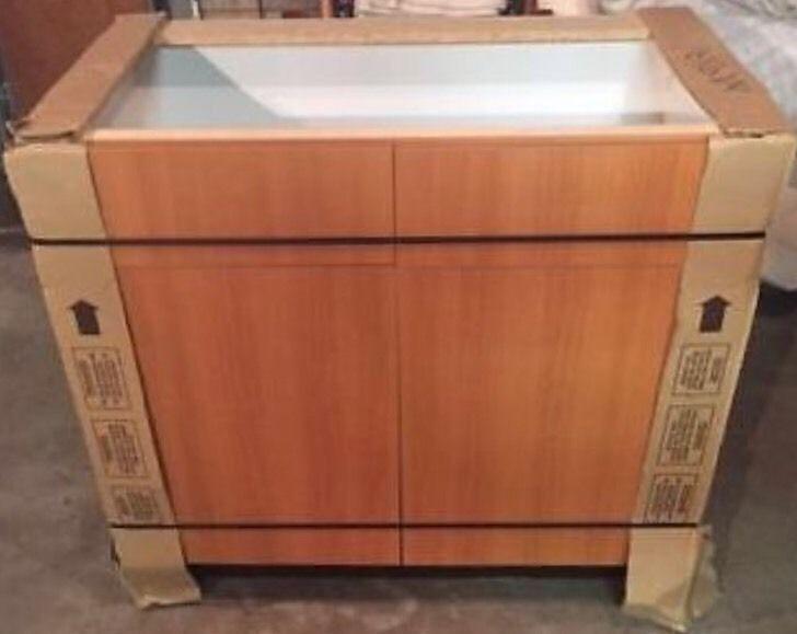 Bathroom sink base cabinet