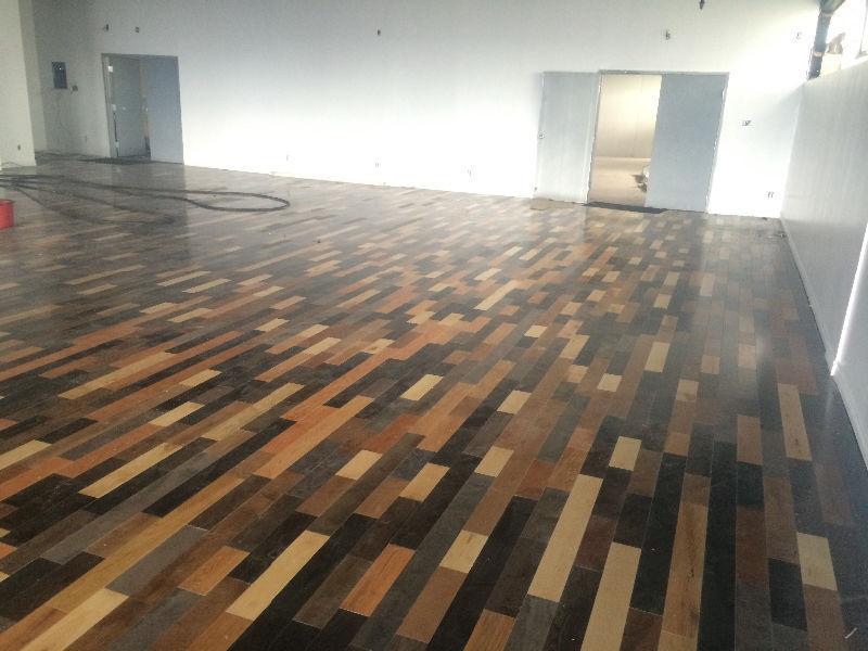 Prefinished hardwood flooring only 1$/sf