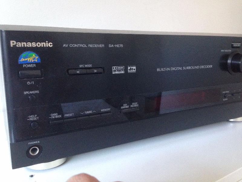 Panasonic SA-HE75 - Home Theater Receiver with Dolby Digital