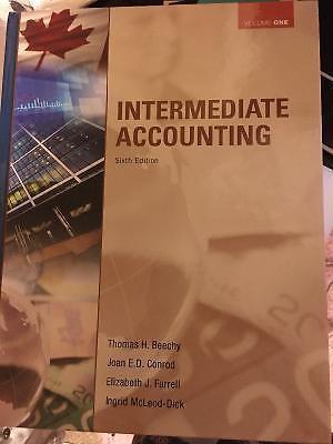 Intermediate Accounting volume 1 6th edition - beechy