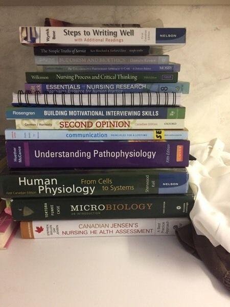 Selling nursing textbooks