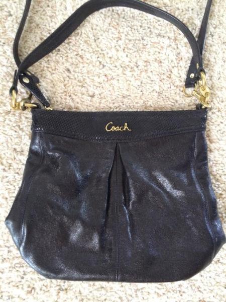 Coach black leather purse $100 obo