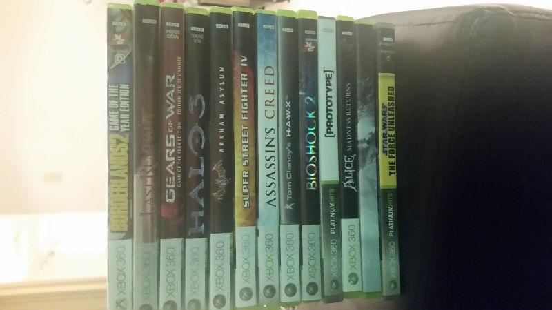 XBOX 360 + 13 games + 2 controllers *free delivery*