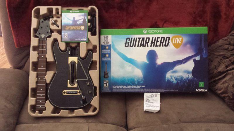 Guitar Hero Live and Guitar for Xbox One For Sale